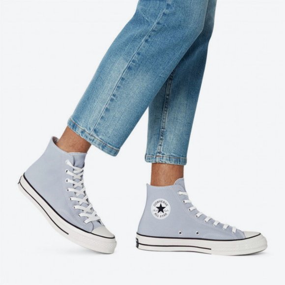 Converse Men's Chuck 70 Hi Vintage Canvas 170552C Wolf Grey/Black/Egret NWB - Picture 6 of 6